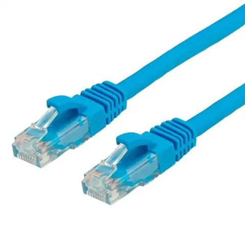 VALUE Patchkabel Cat.6A (Class EA) UTP, blau, 0,5 m – Bild 2