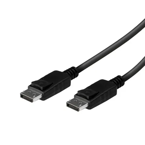 DisplayPort 1.4 Kabel, 1,5m, Schwarz – Bild 2