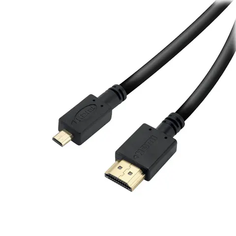 Micro High Speed HDMI-Kabel mit Ethernet, 1,5m (47092) – 509124 – Bild 2