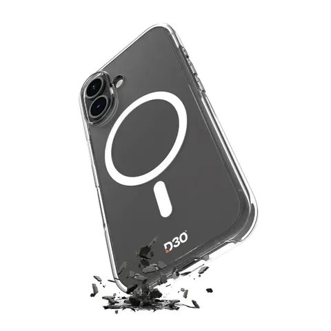 Cover Impact Clear D3O for iPhone 16, Transparent – Bild 2