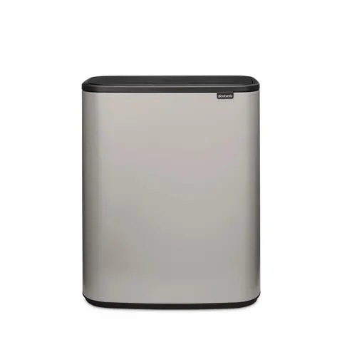 Brabantia Bo Touch Bin, 2 x 30L - Soft Grey Mülleimer – Bild 3