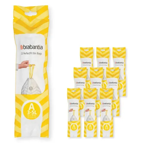 Brabantia Müllbeutel Code A - 3 Liter (120 Stück) – Bild 2
