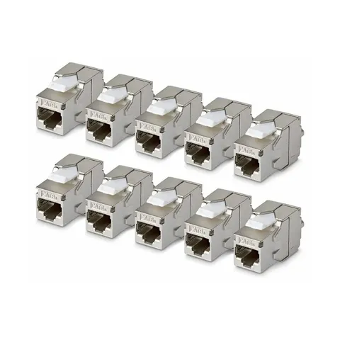 StarTech.com Cat6a Keystone Jack 10-Pack 180-Deg - Netzwerk - CAT 6a – Bild 3