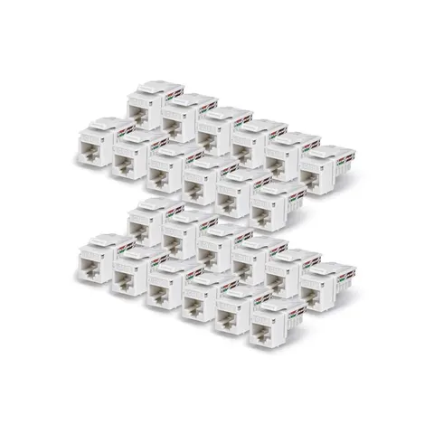 STARTECH Cat6 Keystone Jack 24-Pack RJ45 – C6KEY110WHE24PK – Bild 3