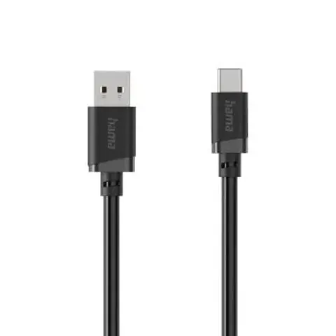Ladekabel, USB-A - USB-C, 2 m, Schwarz (00201812) – Bild 2