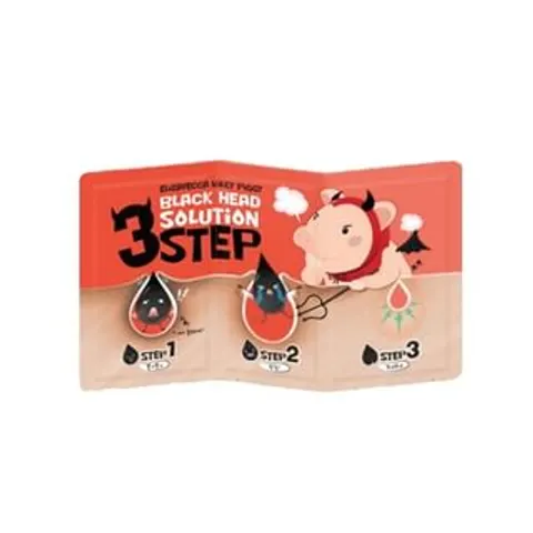 Elizavecca - Parches para la nariz Black Head Solution 3 Step Kit – immagine 2