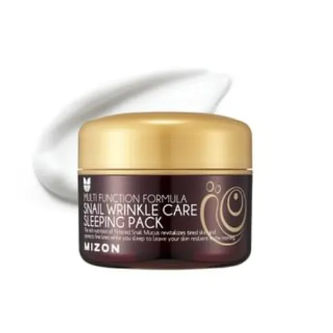 MIZON Snail Wrinkle Care Sleeping Pack 80 ML – immagine 2