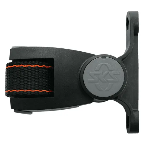 SKS Flaschenhalter-Adapter mit Quick-Release-Befestigung - einstellbarem Gurt und Winkelverstellung für flexible Montage an Sattelstütze Vorbau oder Rahmen – Bild 2