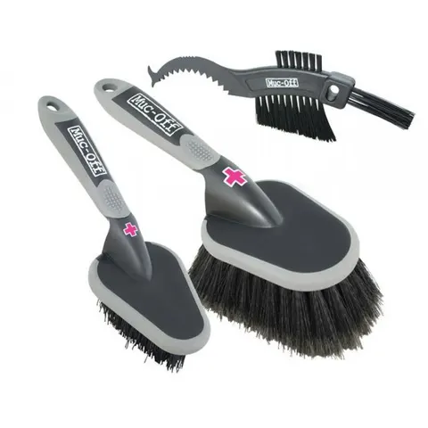 MUC-OFF Bürstenset Premium 3er Pkg. schwarz B – Bild 2