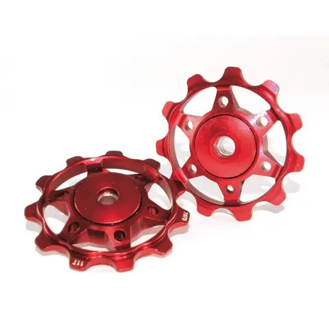 XLC Schaltwerkpully PU-A02 rot – Bild 2