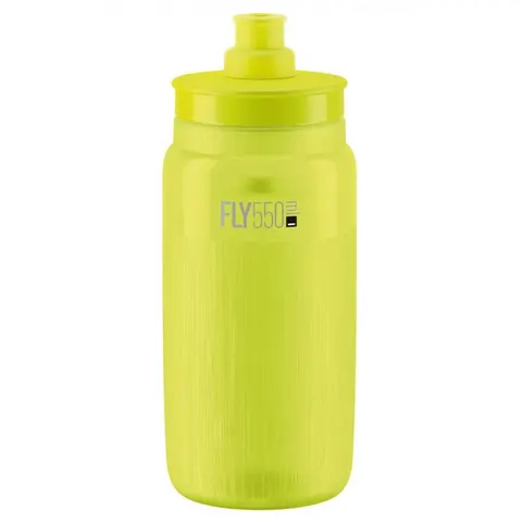 Elite Trinkflasche Fly Tex 550ml gelb fluo – Bild 2