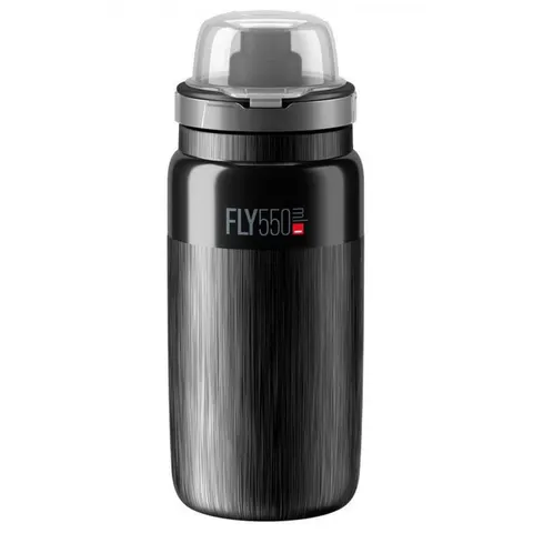 Elite Trinkflasche Fly Tex MTB 550ml schwarz – Bild 2
