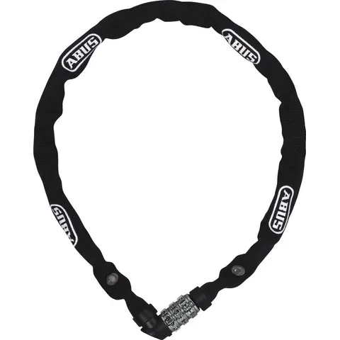 Kettenschloss ABUS (60cm - Schwarz) – Bild 3