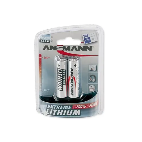 ANSMANN Mignon-Batterie, Extreme Lithium, 2 Stück – Bild 2