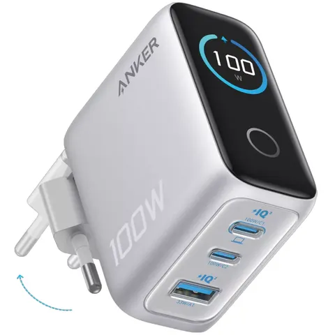 Anker Charger 100W 2C1A Silver – Grau – Bild 2