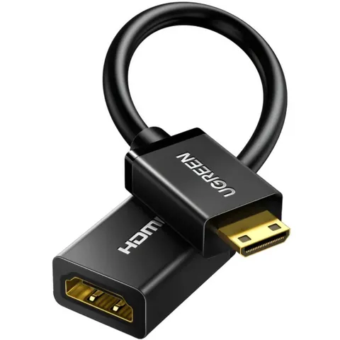 Videoadapter UGREEN 20137, miniHDMI - HDMI, 4K, Schwarz – Bild 2
