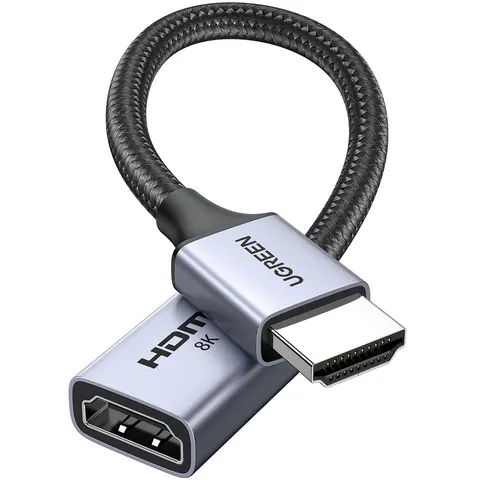 Videoadapter UGREEN HD165, HDMI - HDMI, 8K, Grau – Bild 2