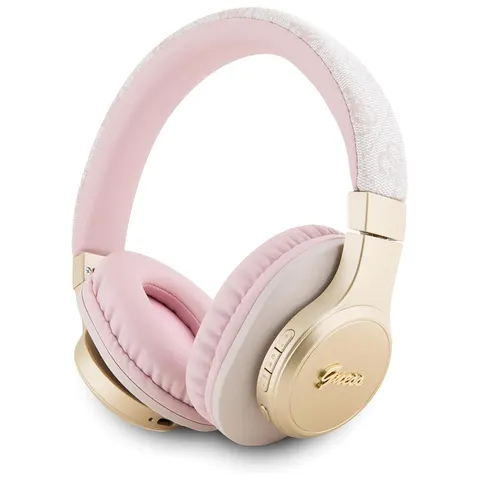 Handsfree Bluetooth Guess 4G Tone on Tone Script Logo, A2DP, Rosa – Bild 2