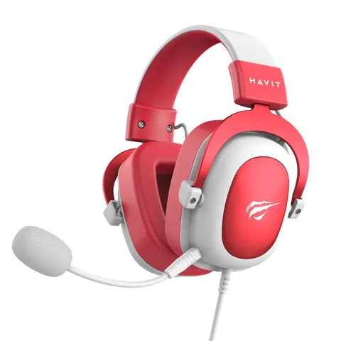 Gaming Kopfhörer 3.5mm HAVIT H2002D, 2m, Rot – Bild 2