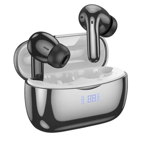 Handsfree Bluetooth HOCO EQ16, TWS, ANC, Schwarz – Bild 2