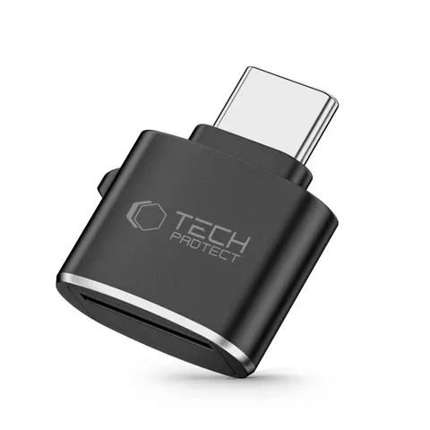 USB-C Kartenleser Tech-Protect Ultraboost, microSD, Schwarz – Bild 2