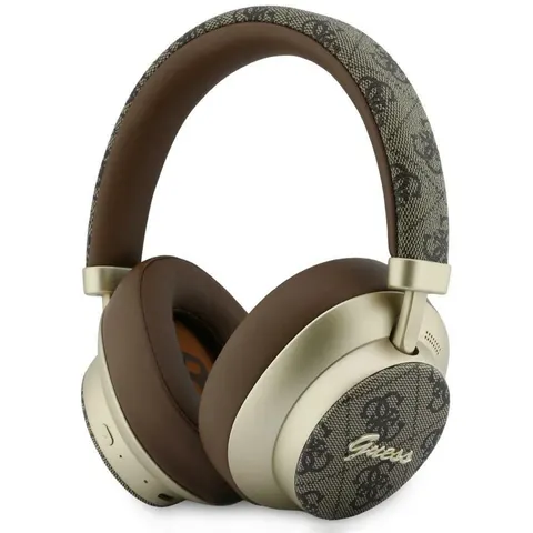Freisprech-Bluetooth Guess 4G Gold Script Metall, A2DP, Braun – Bild 2