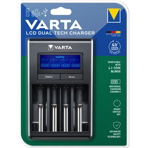 Varta Batterieladegerät, AA / AAA, Schwarz – Bild 2