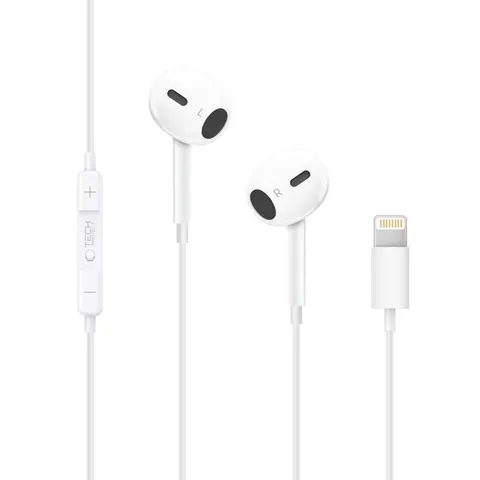 Handsfree Lightning Tech-Protect Ultraboost Core G2, Weiß – Bild 2
