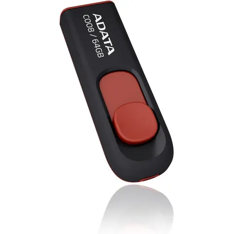 Externer USB-A Speicher Adata C008, 64Gb AC008-64G-RKD – Bild 2