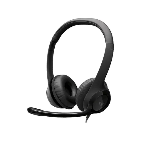 Logitech H390 USB Headset – Schwarz – Bild 3
