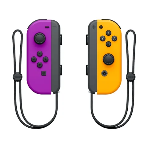 Joy Con 2er Set, lila / orange Nintendo Switch Controller – Bild 2