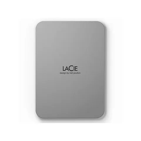 LACIE Mobile Portable HDD 5TB USB silver – Moon Silver – Bild 2