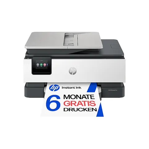 HP Officejet Pro 8134e Tintenstrahl-Multifunktionsgerät – Silber – Bild 2