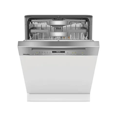 Miele G 7233 SCi E Geschirrspüler (vollintegrierbar, Besteckschublade, 598 mm breit, 43 dB(A), A, Edelstahl CleanSteel) – Silber – Bild 2