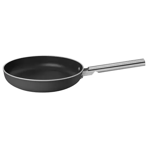 Smeg FPF2802BLM 50' Style Bratpfanne (Edelstahl, passend für alle Herdarten, 28 cm, PFAS-frei) – Schwarz – Bild 2