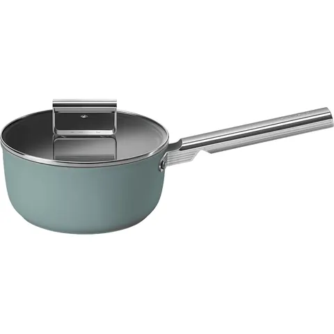 Smeg SPF2012EGM 50' Style Kochgeschirr (alle Herdarten, Emerald Grün, Kaltgeschmiedetes Aluminium) – Bild 2