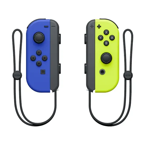 Joy-Con 2er-Set Blau/Neon-Gelb Nintendo Switch Controller – Bild 2