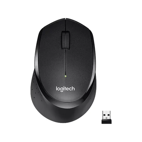 Logitech M330 Silent Plus Maus, schwarz – Bild 2