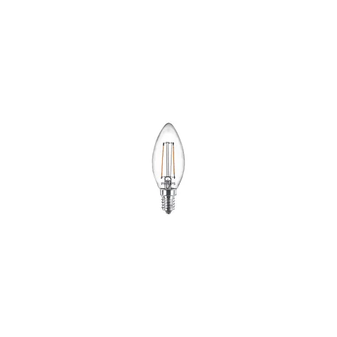 Philips LED-Kerze Filament E14 2W 2.700K 2er-Pack – Transparent – Bild 2