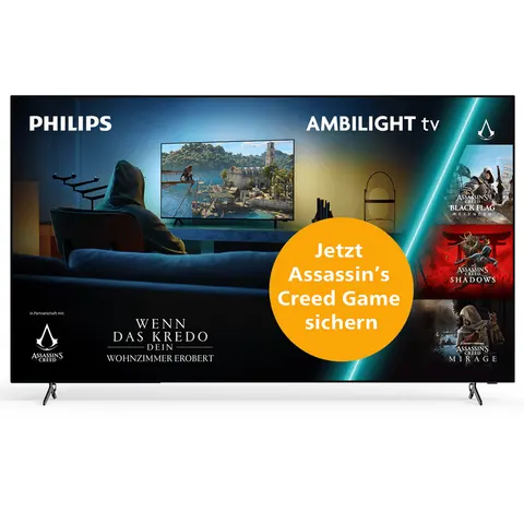 Philips 77OLED811/12 (2026) 75 Zoll 4K OLED Ambilight TV; OLED TV – Schwarz – Bild 2