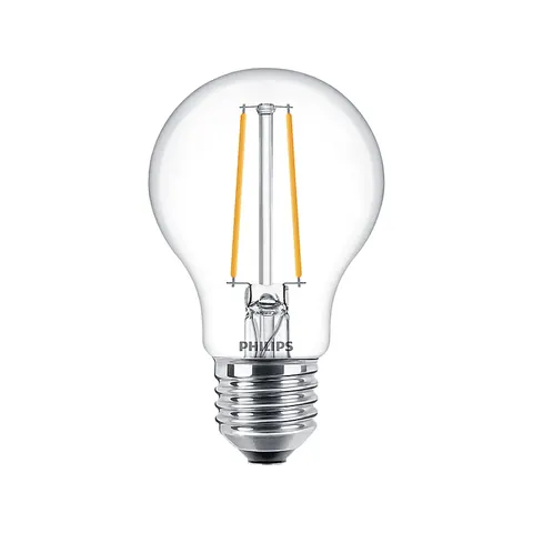 Philips Classic LED-Lampe E27 A60 1,5W 2.700K klar – Transparent – Bild 2