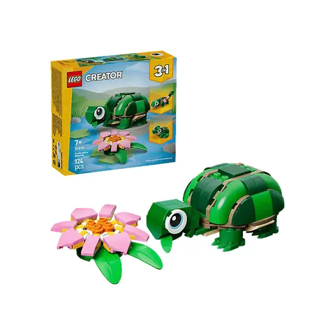 Schildkröte mit Seerose Lego-Set – Bild 3