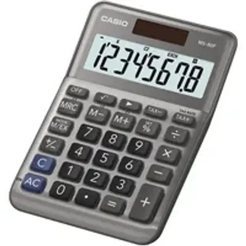 CASIO Tischrechner MS-80F, 8-stellig, silber – Bild 2