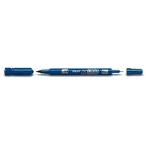 PILOT Permanent-Marker Twin Marker, extra fein, blau – Bild 2