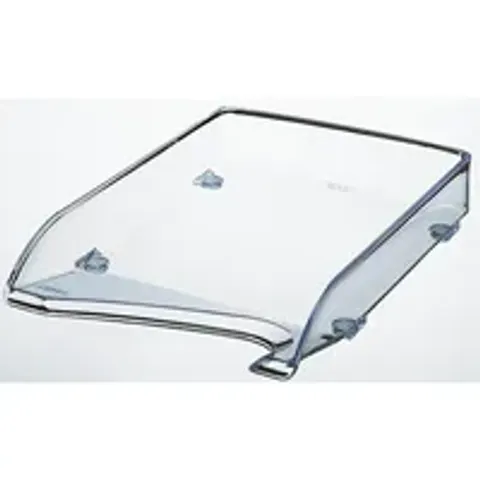 LEITZ Briefablage Elegant, DIN A4, Polystyrol, glasklar – Bild 2