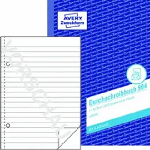 AVERY Zweckform Formularbuch , Durchschreibbuch, , A5, liniert – Bild 3