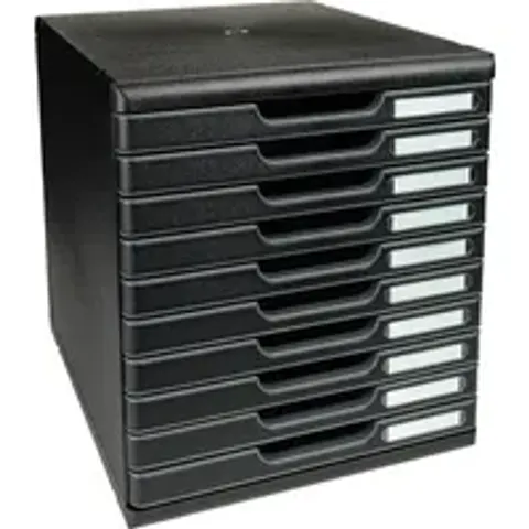 EXACOMPTA Schubladenbox MODULO A4, 10 Schübe, schwarz – 302414D – Bild 2