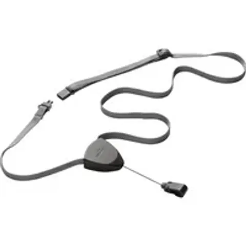 DURABLE Textilband FLEX, mit Jojo, grau – Bild 2