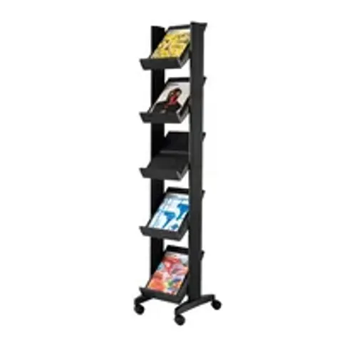 PAPERFLOW Prospektregal Corner easyDisplays, schwarz – Bild 2