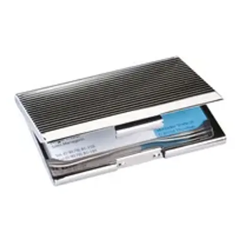 sigel Visitenkarten-Etui Chrom, silber glänzend – Bild 2
